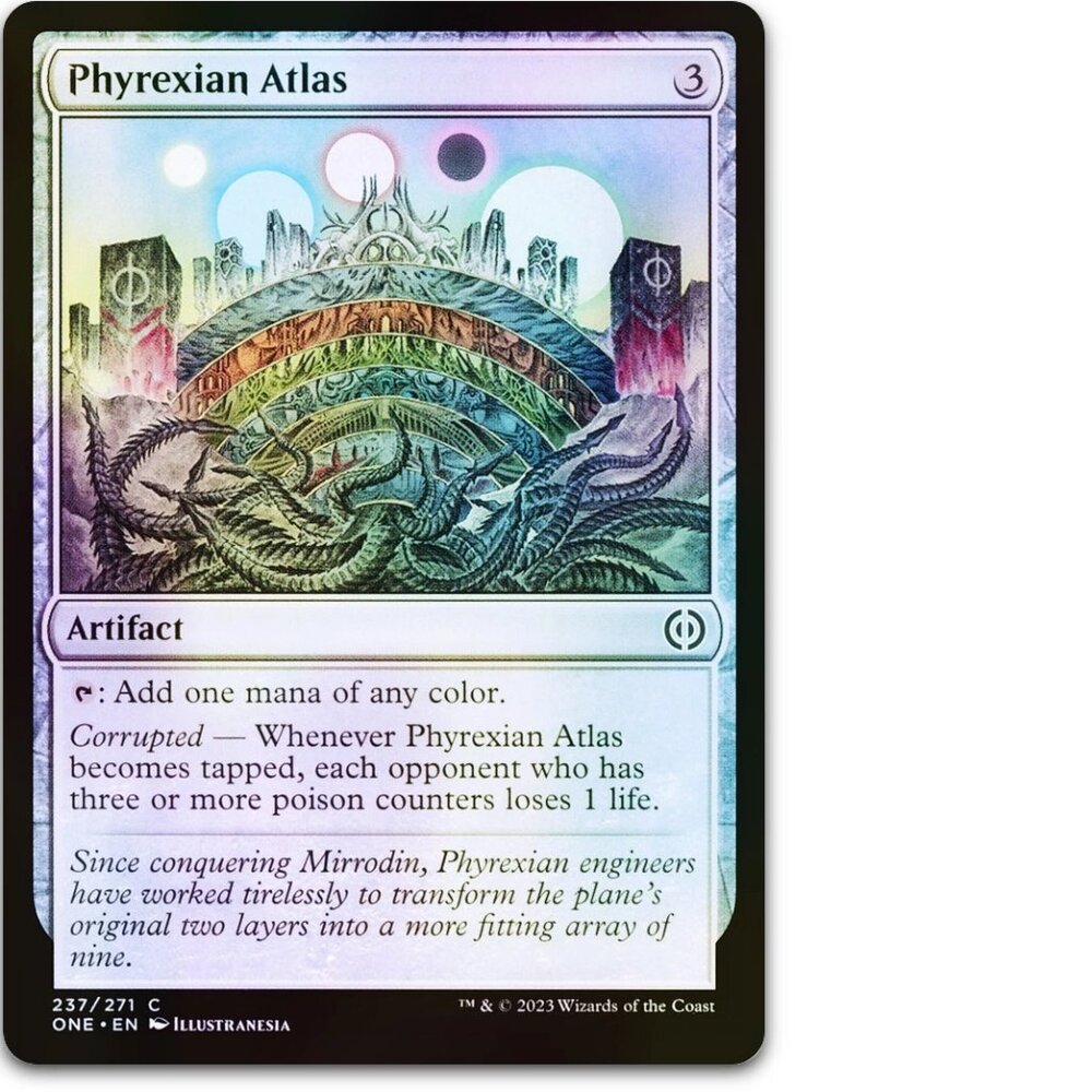 PHYREXIAN ATLAS #237 (FOIL) (NM) PHYREXIA ALL WILL BE ONE ONE MAGIC MTG